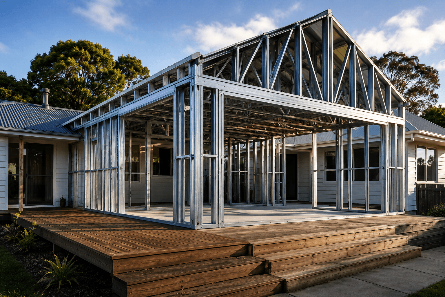 Extension framing cover