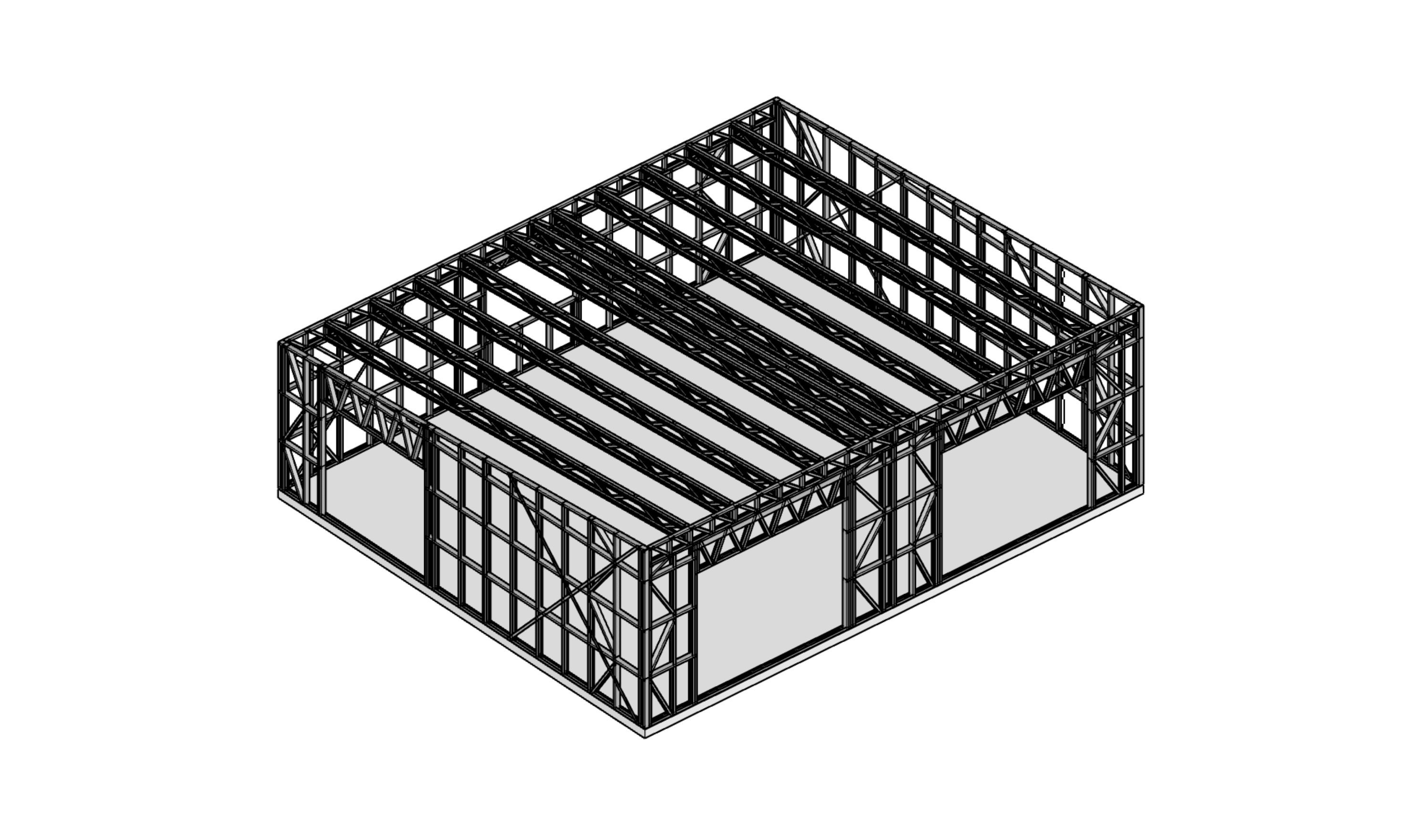 SH85 steel frame render